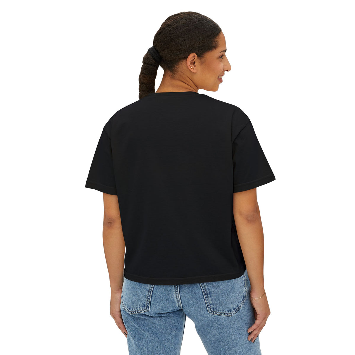 Not In Bouquets - Chicory Cropped Tee