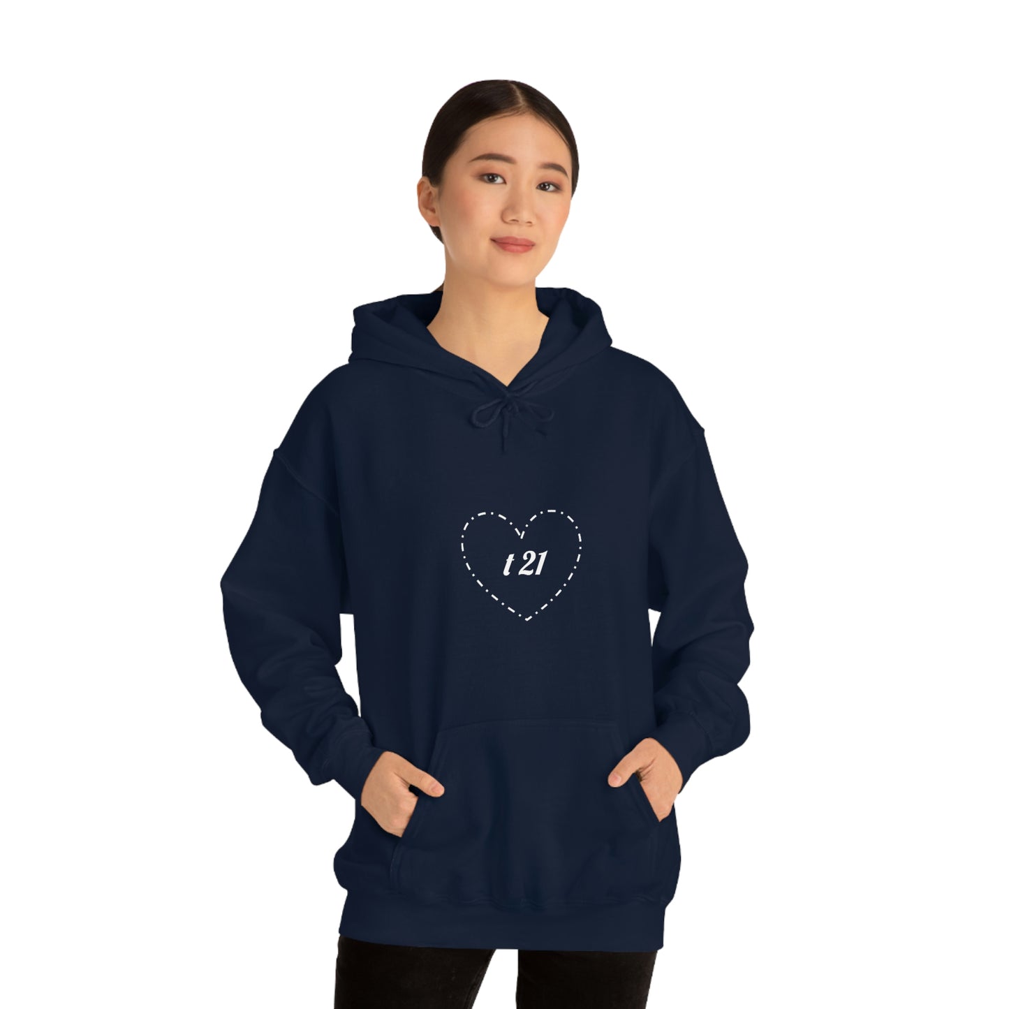T21 Love Unisex Heavy Blend™ Hooded Sweatshirt