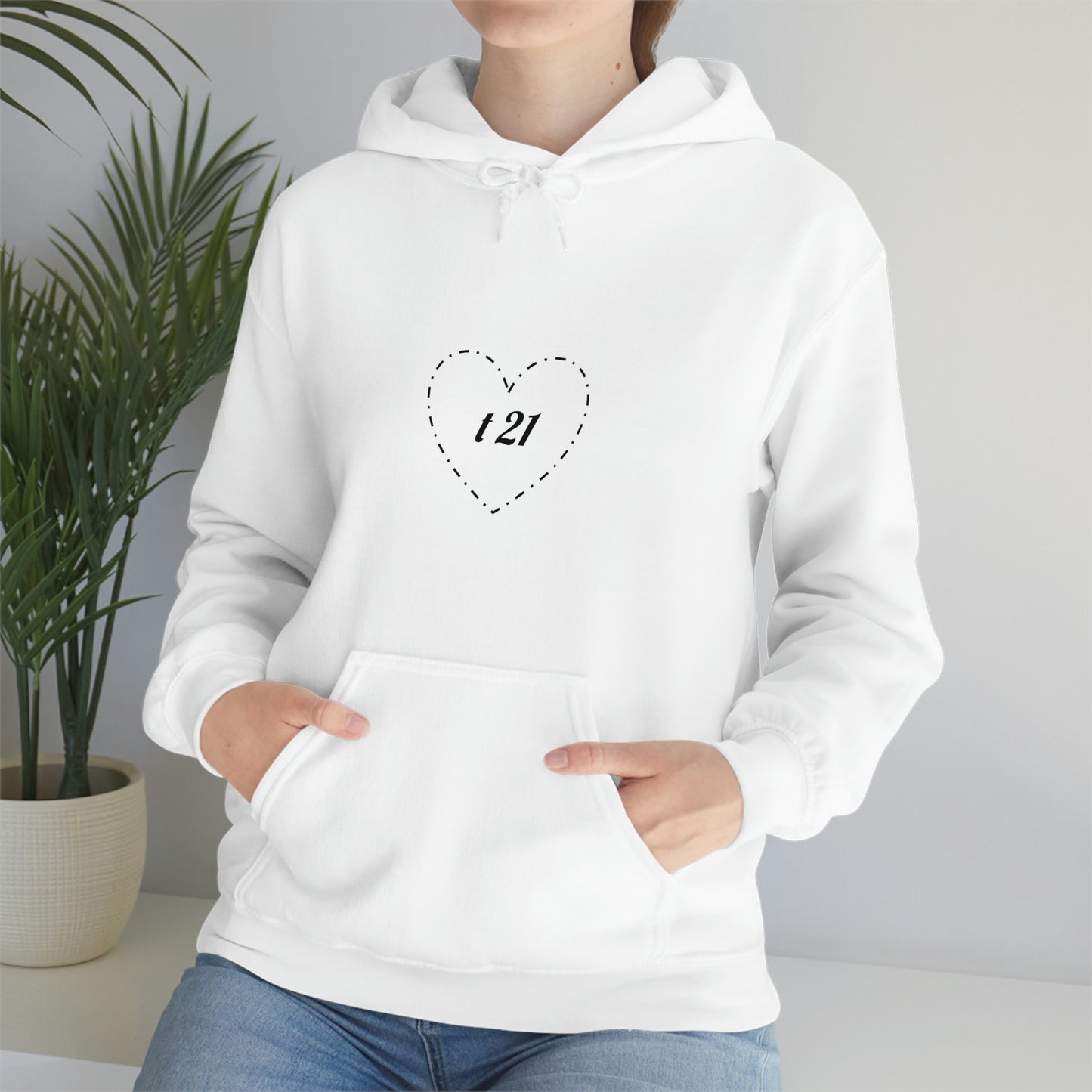 T21 Love Unisex Heavy Blend™ Hooded Sweatshirt