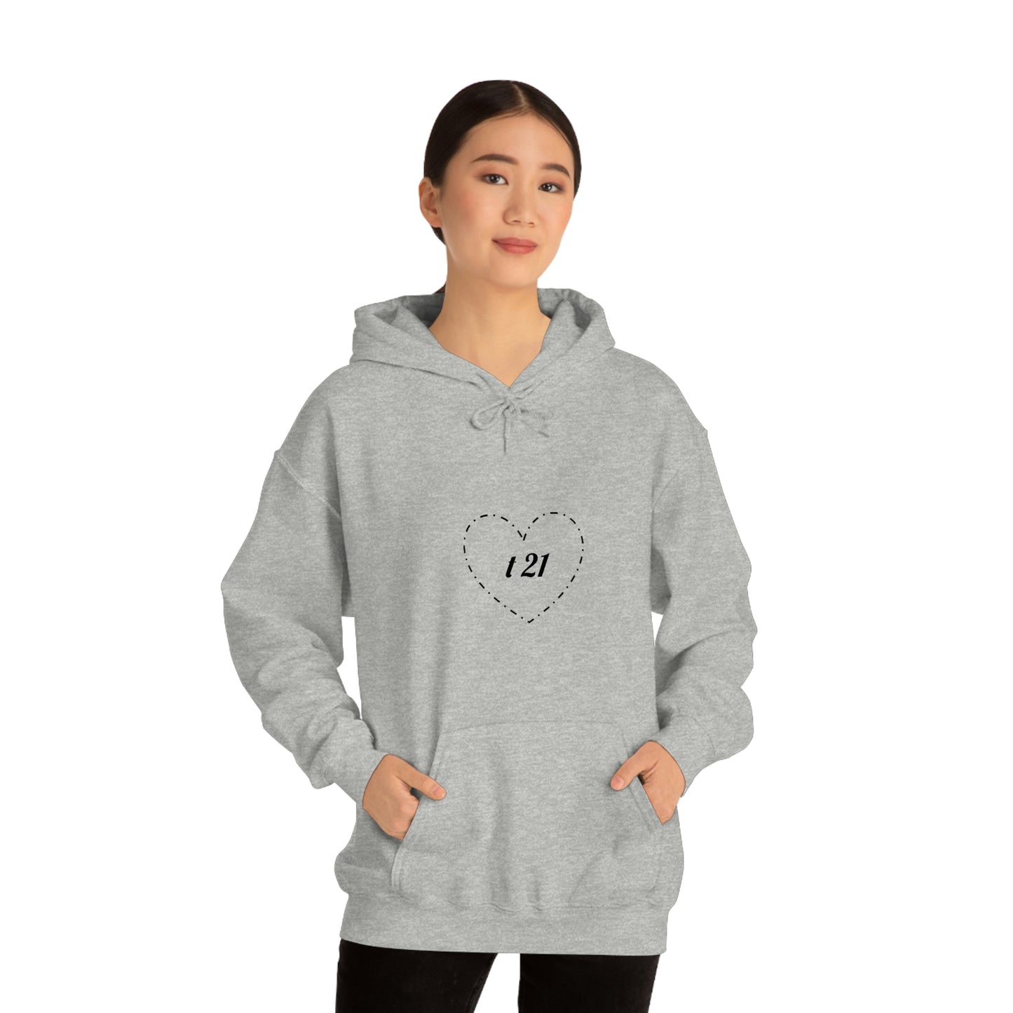 T21 Love Unisex Heavy Blend™ Hooded Sweatshirt