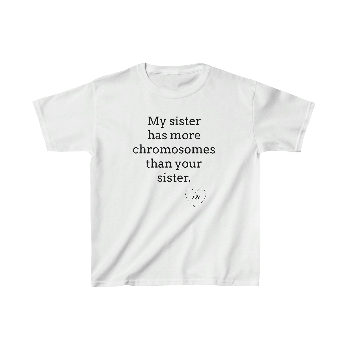 T21Sister Kids Heavy Cotton™ Tee