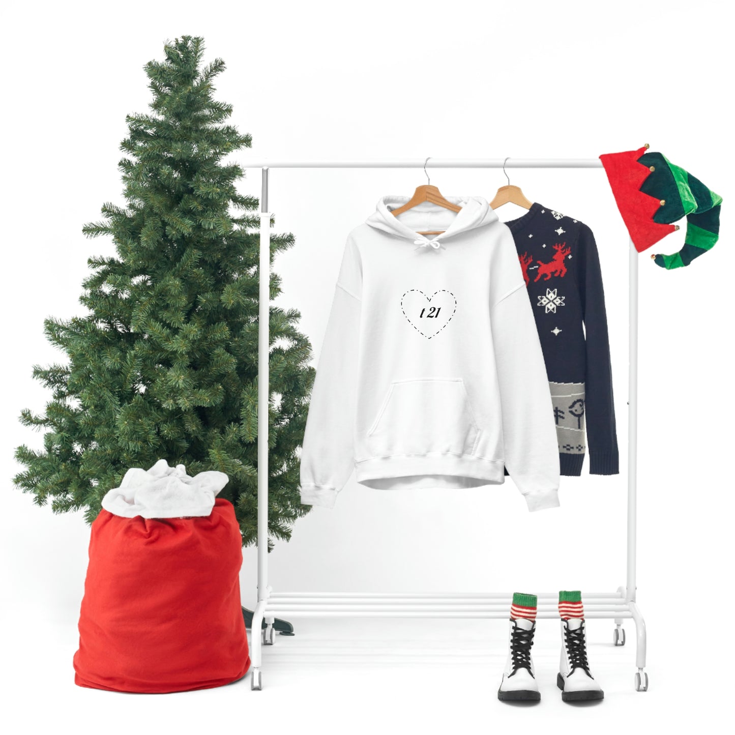 T21 Love Unisex Heavy Blend™ Hooded Sweatshirt