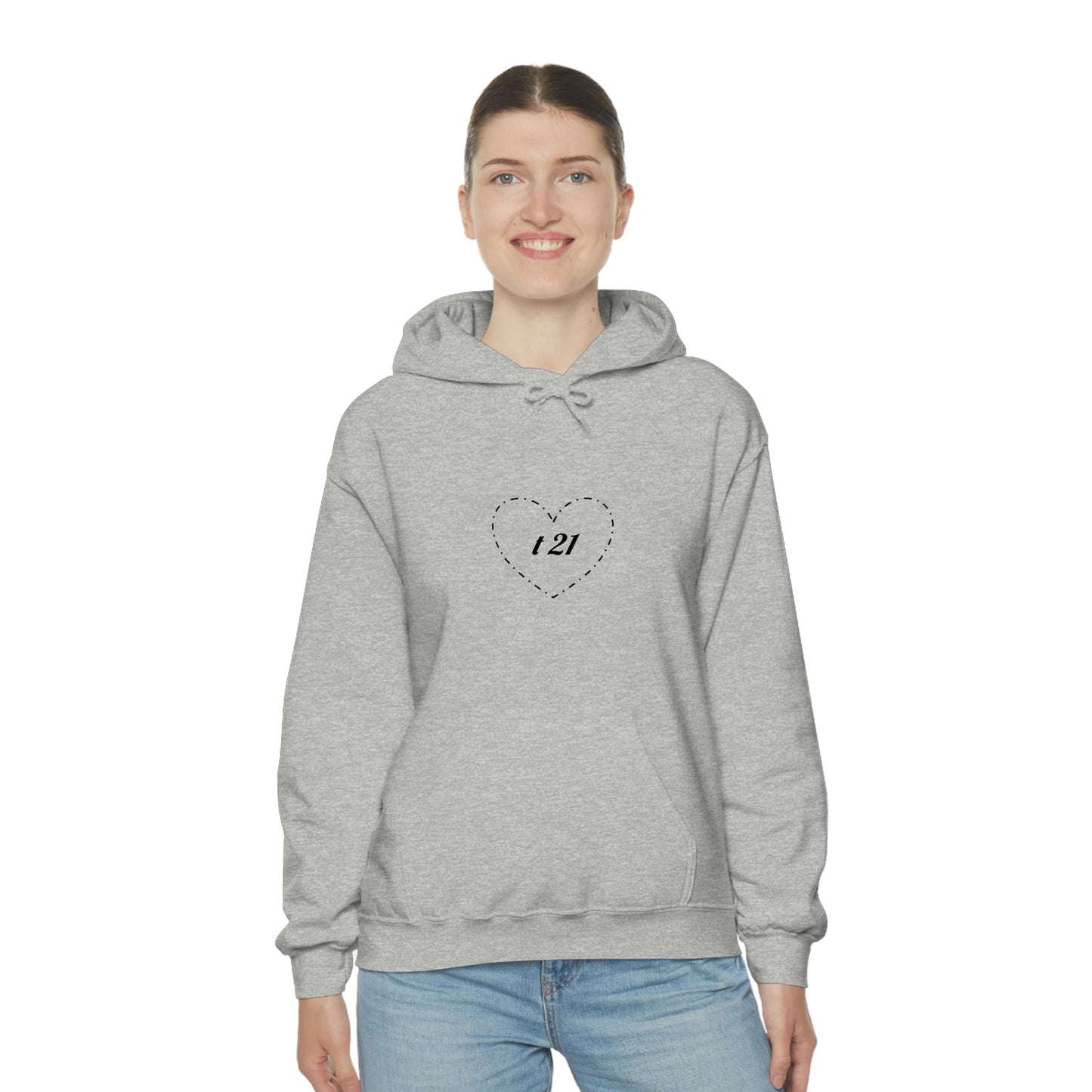 T21 Love Unisex Heavy Blend™ Hooded Sweatshirt