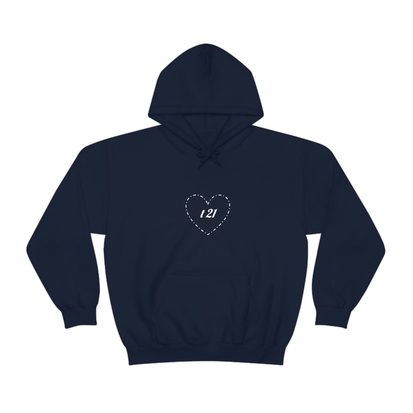 T21 Love Unisex Heavy Blend™ Hooded Sweatshirt