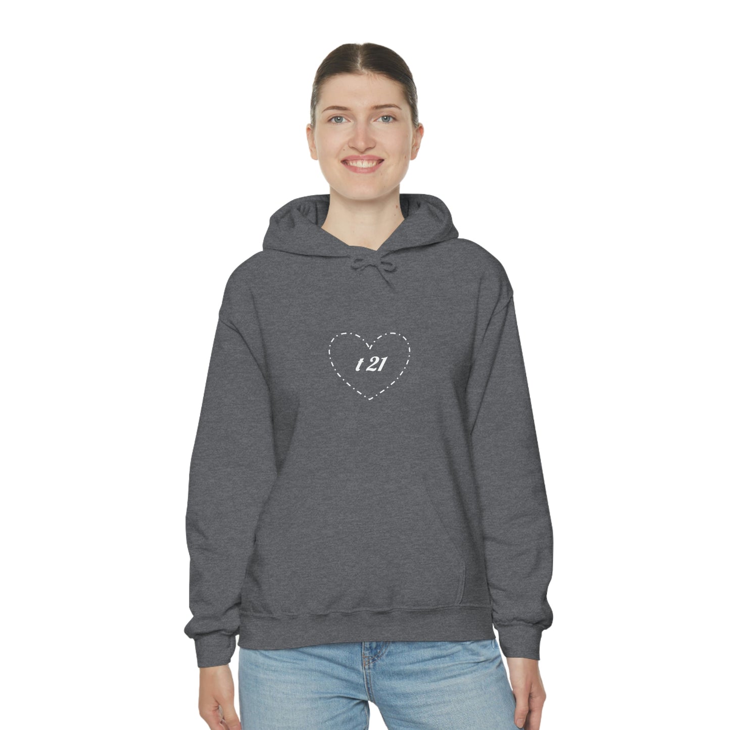 T21 Love Unisex Heavy Blend™ Hooded Sweatshirt