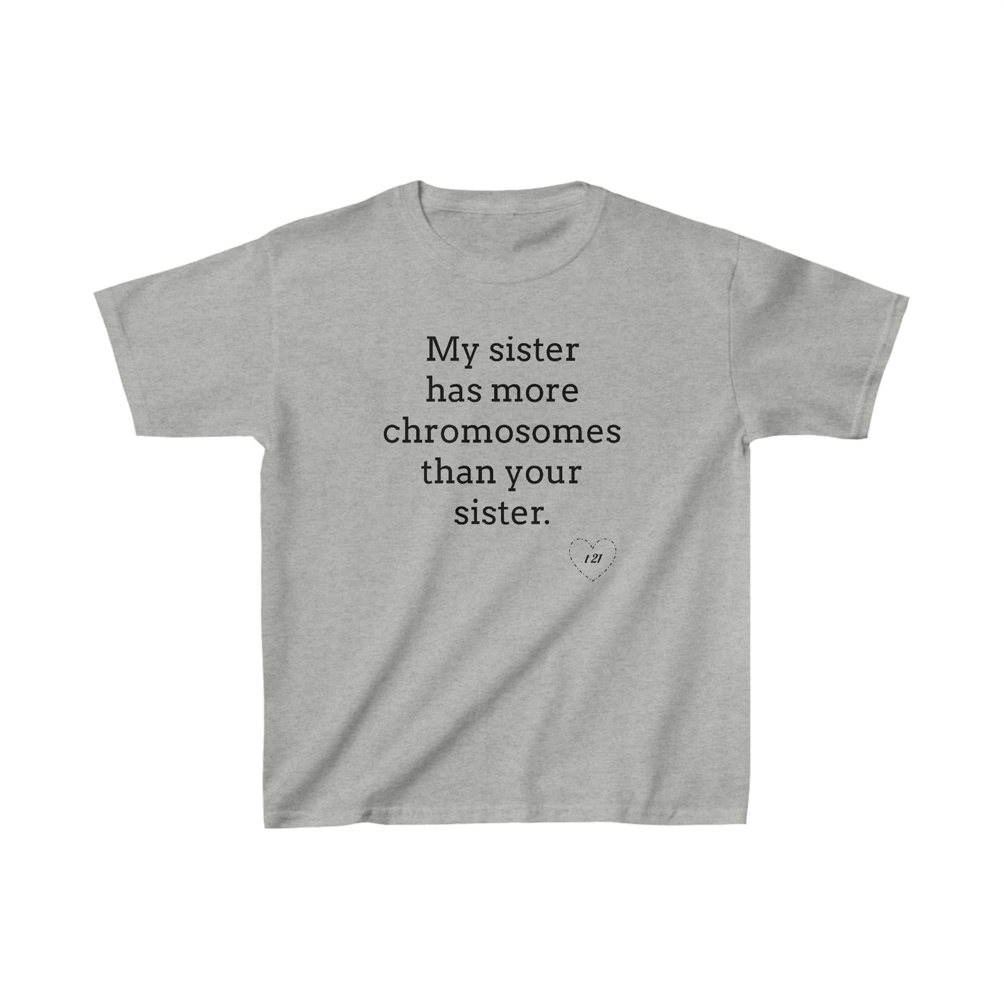 T21Sister Kids Heavy Cotton™ Tee