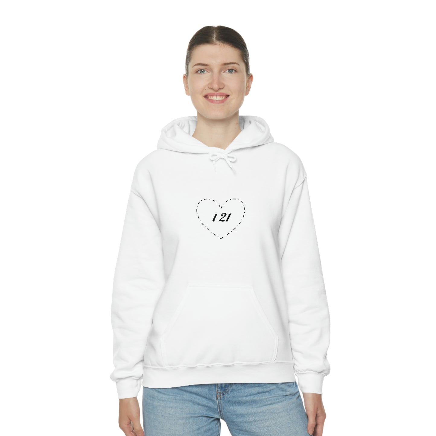 T21 Love Unisex Heavy Blend™ Hooded Sweatshirt