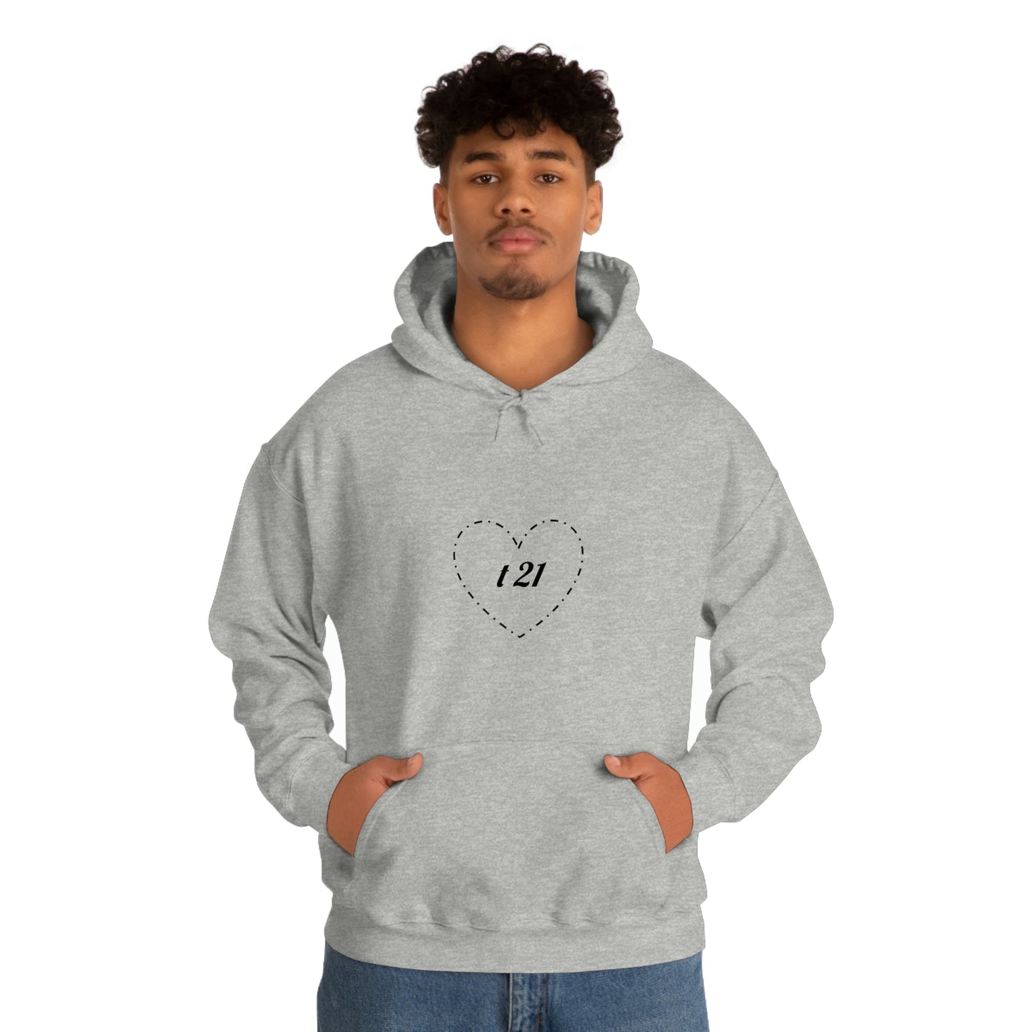 T21 Love Unisex Heavy Blend™ Hooded Sweatshirt
