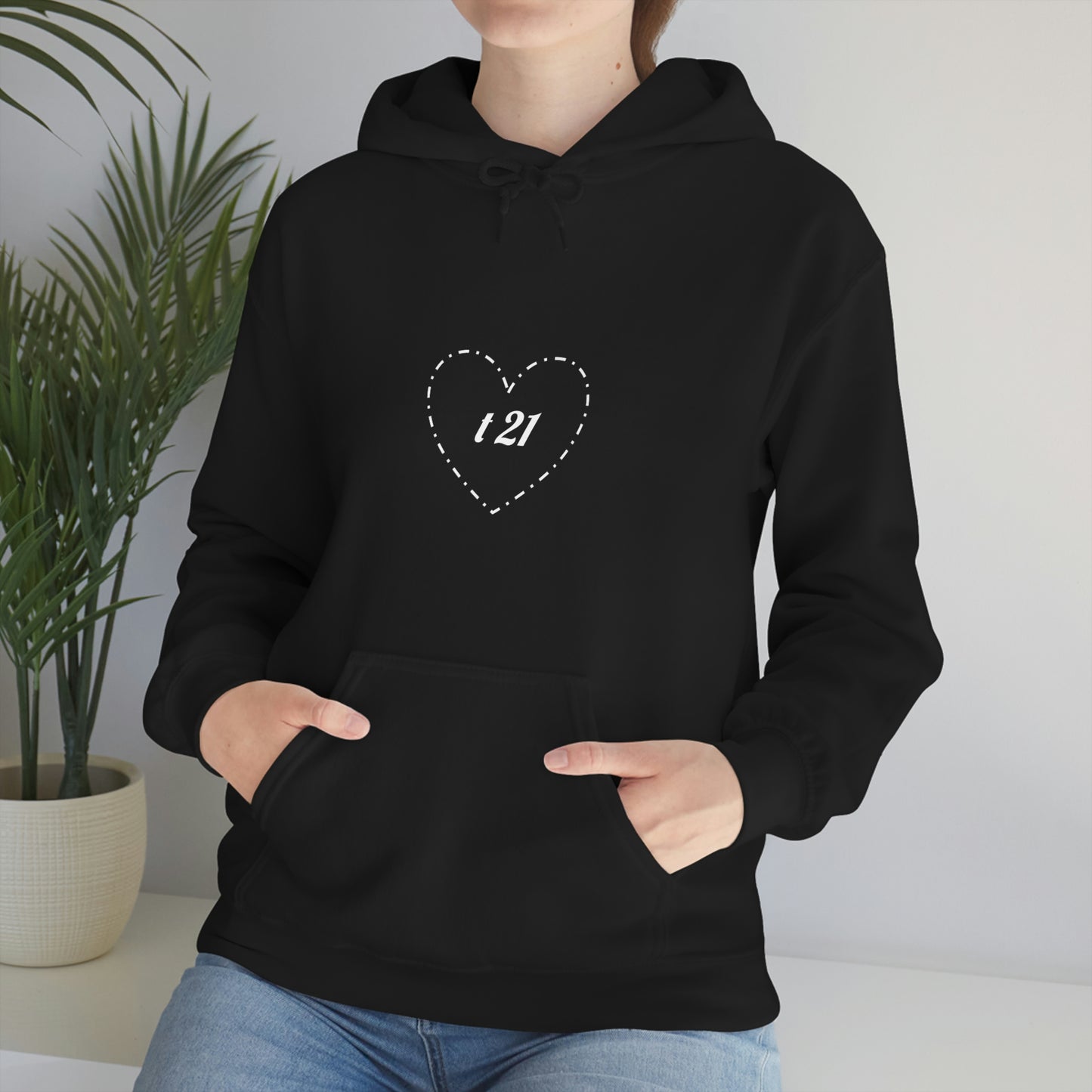 T21 Love Unisex Heavy Blend™ Hooded Sweatshirt