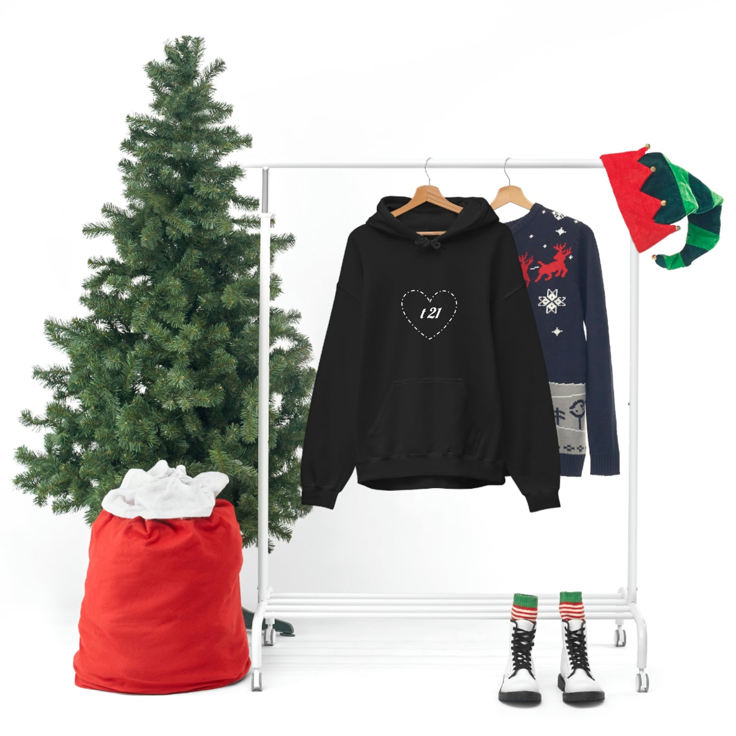 T21 Love Unisex Heavy Blend™ Hooded Sweatshirt