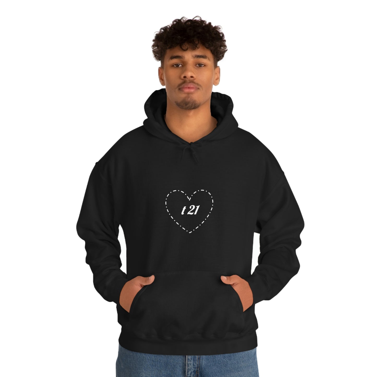T21 Love Unisex Heavy Blend™ Hooded Sweatshirt