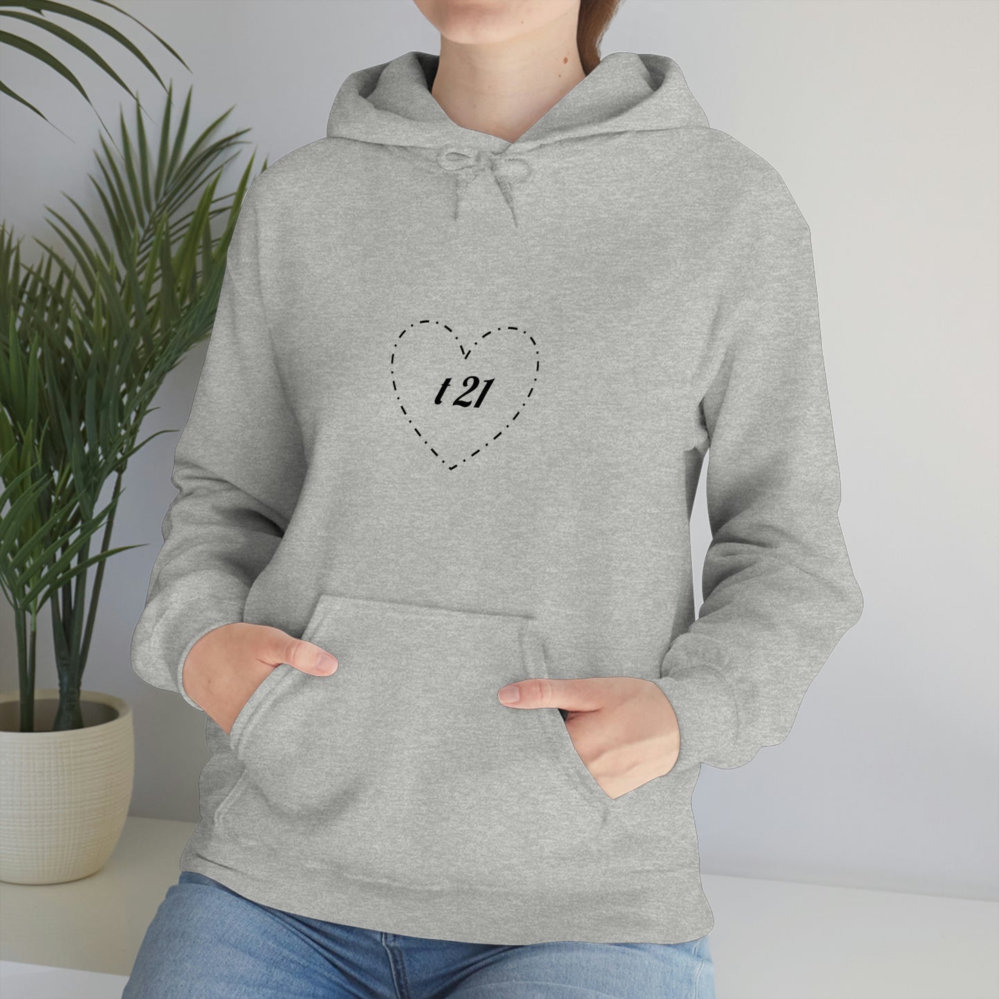 T21 Love Unisex Heavy Blend™ Hooded Sweatshirt