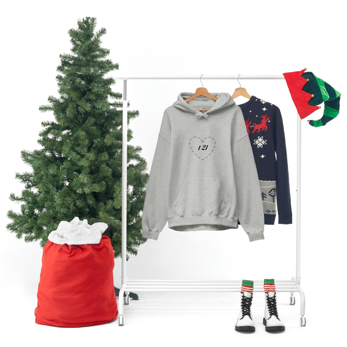 T21 Love Unisex Heavy Blend™ Hooded Sweatshirt