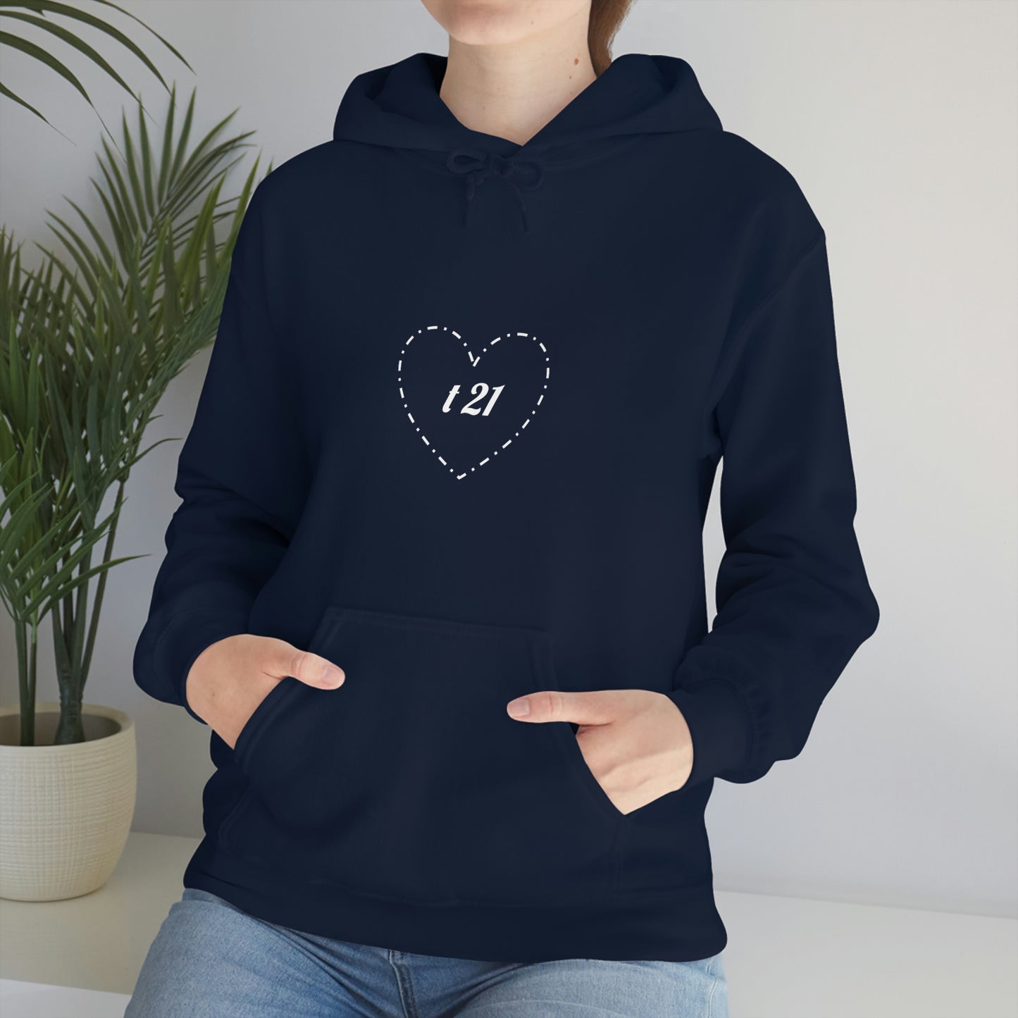 T21 Love Unisex Heavy Blend™ Hooded Sweatshirt