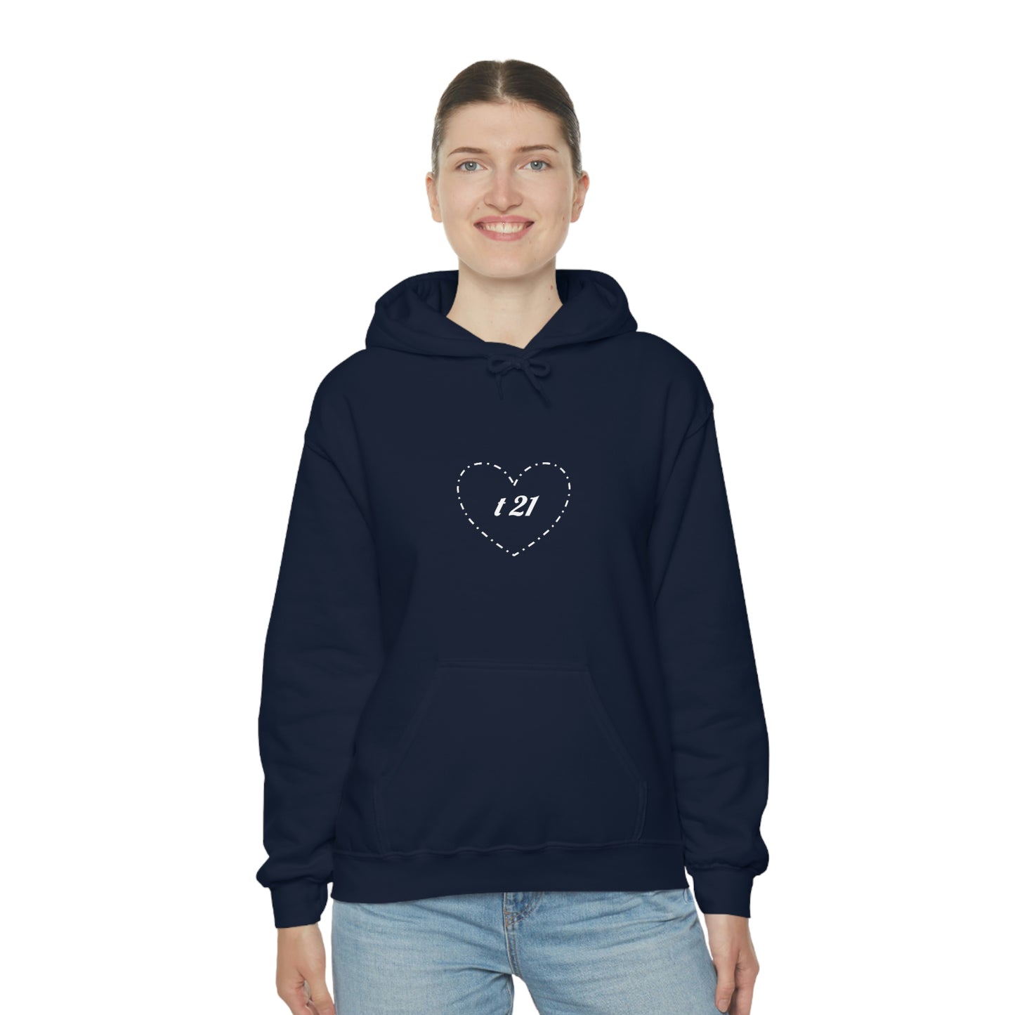 T21 Love Unisex Heavy Blend™ Hooded Sweatshirt