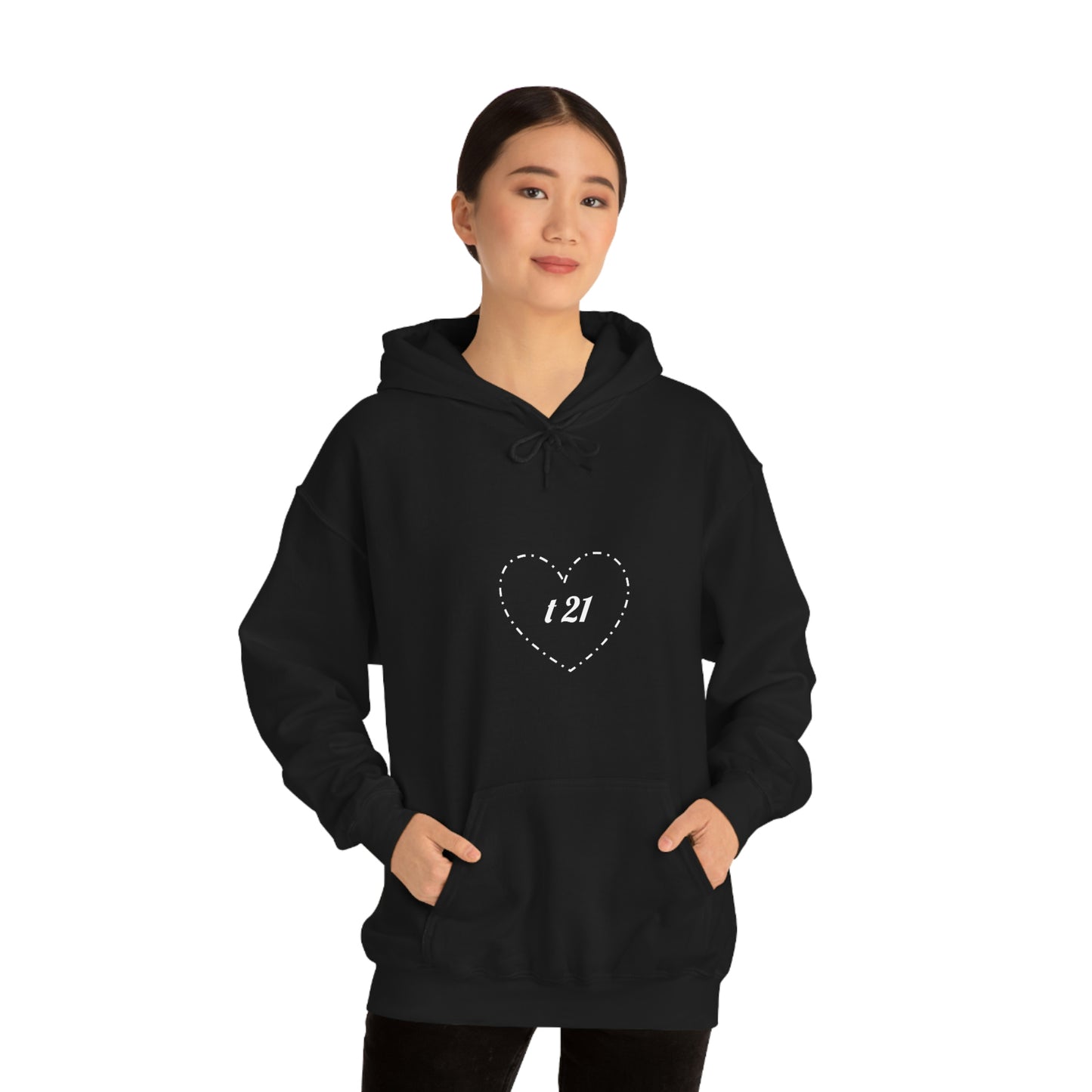 T21 Love Unisex Heavy Blend™ Hooded Sweatshirt