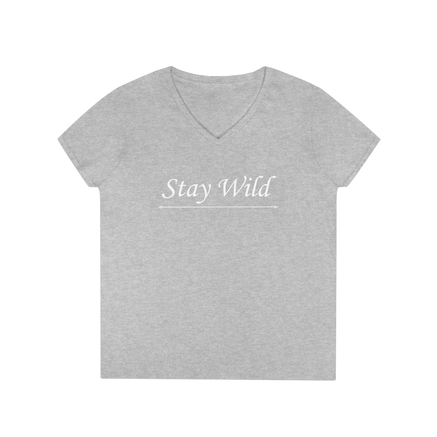 Stay Wild Ladies' V-Neck T-Shirt