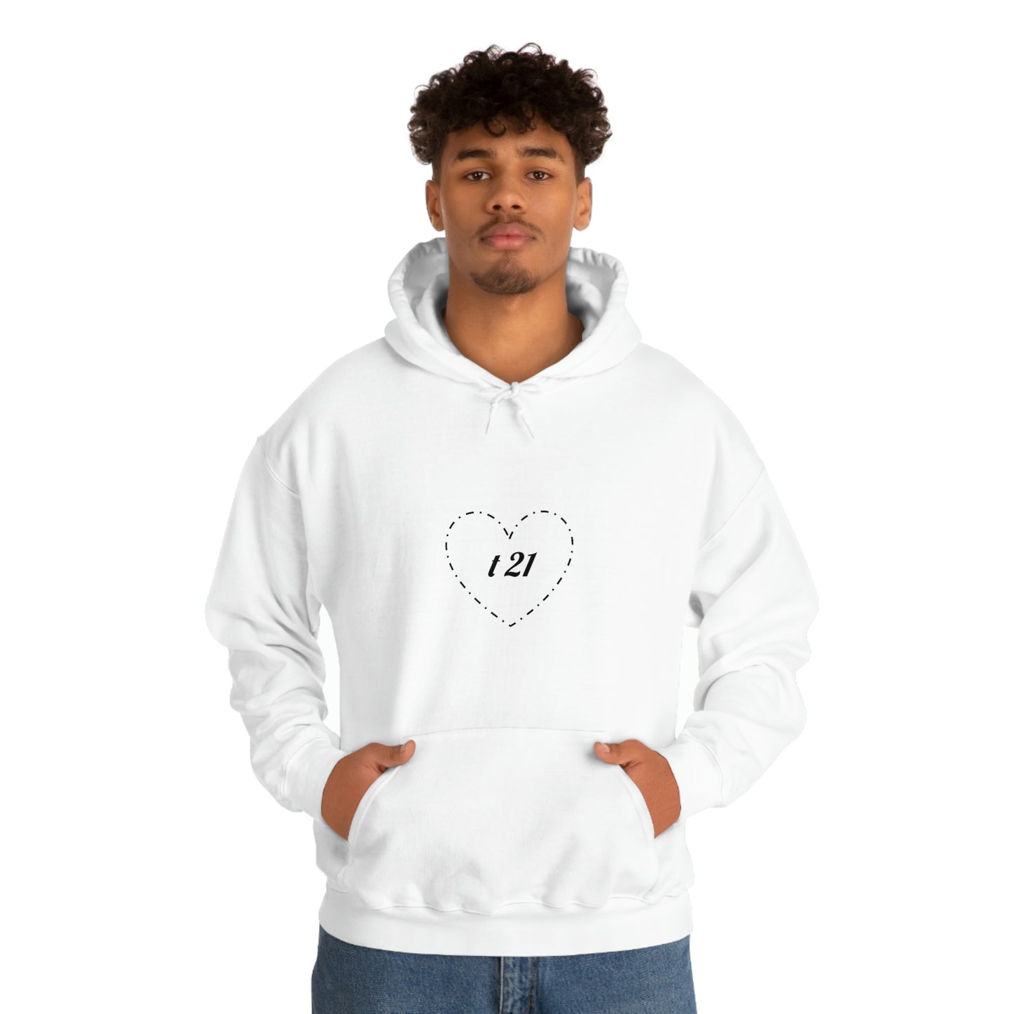 T21 Love Unisex Heavy Blend™ Hooded Sweatshirt