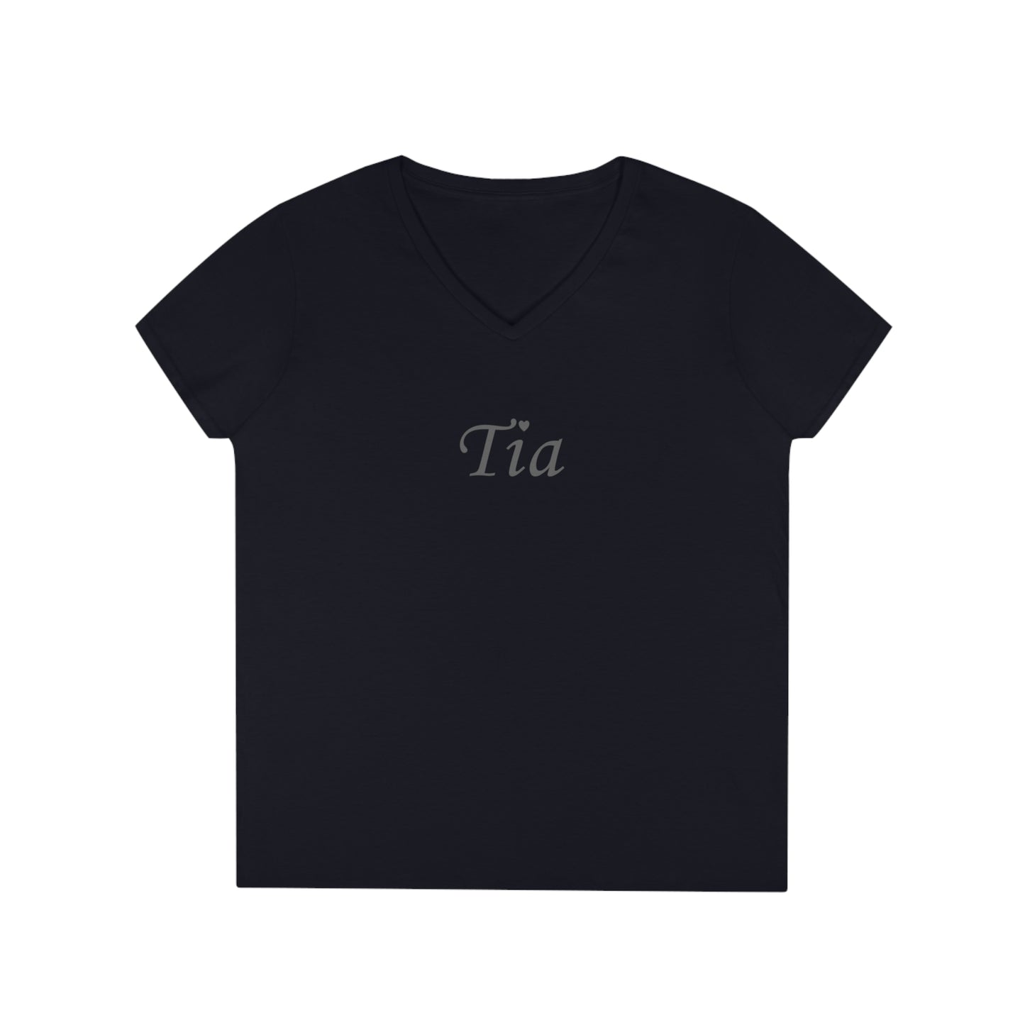 'Tia' Ladies' V-Neck T-Shirt