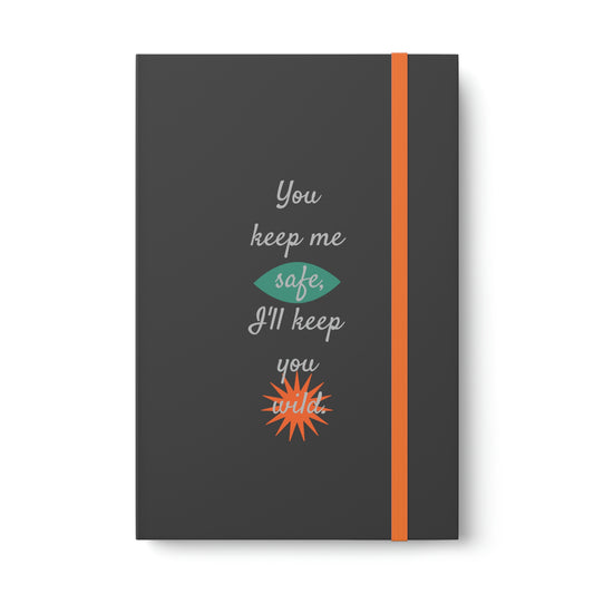 Safe AND Wild Color Contrast Notebook - Ruled