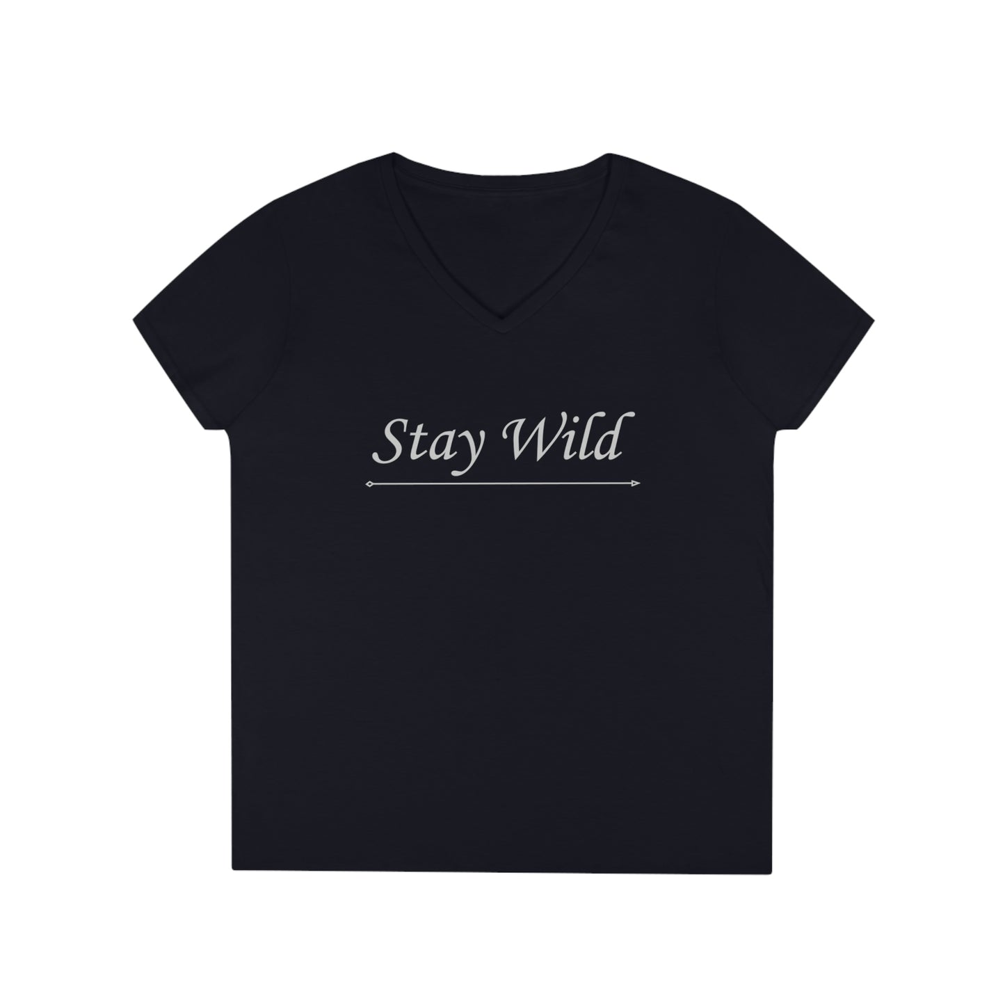 Stay Wild Ladies' V-Neck T-Shirt