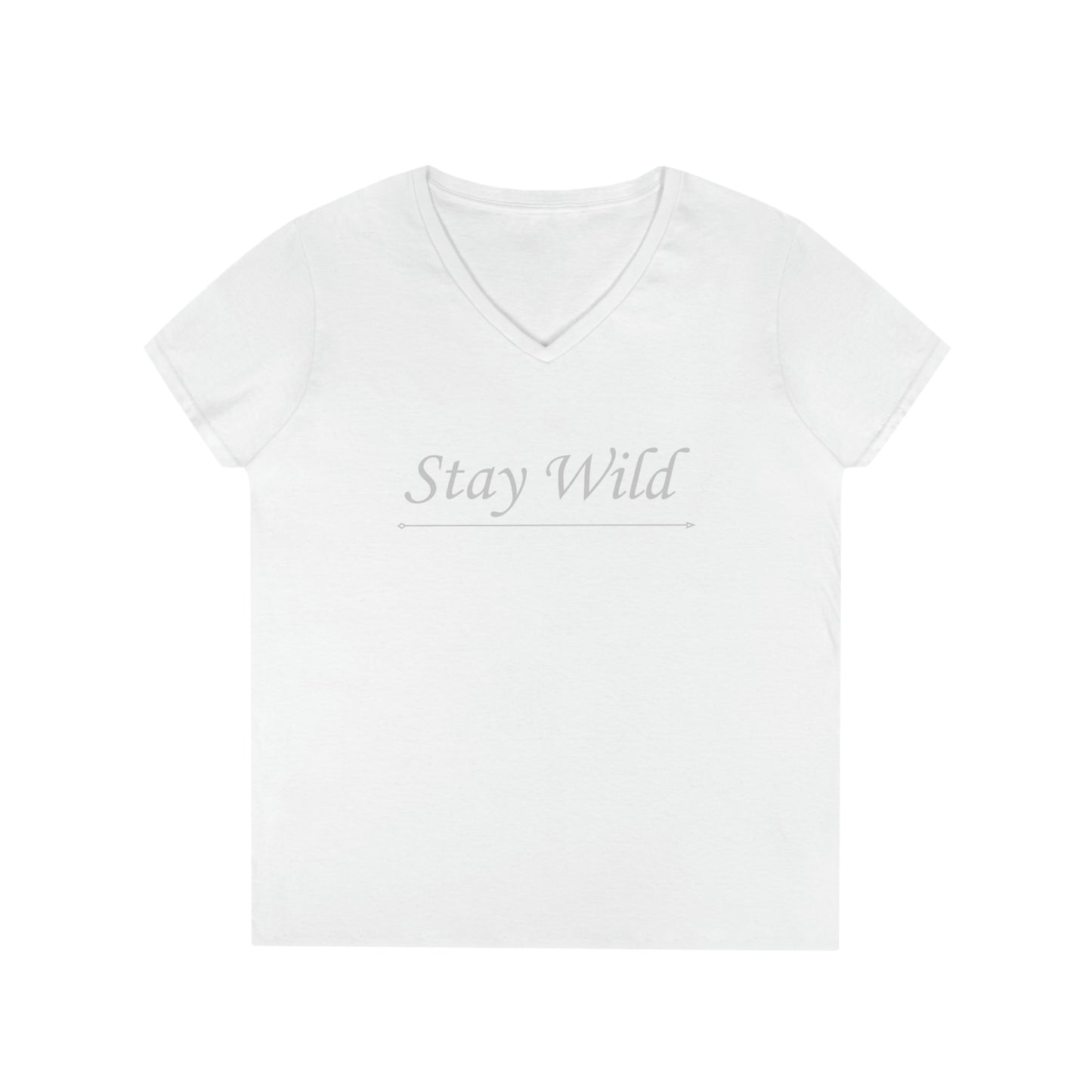 Stay Wild Ladies' V-Neck T-Shirt