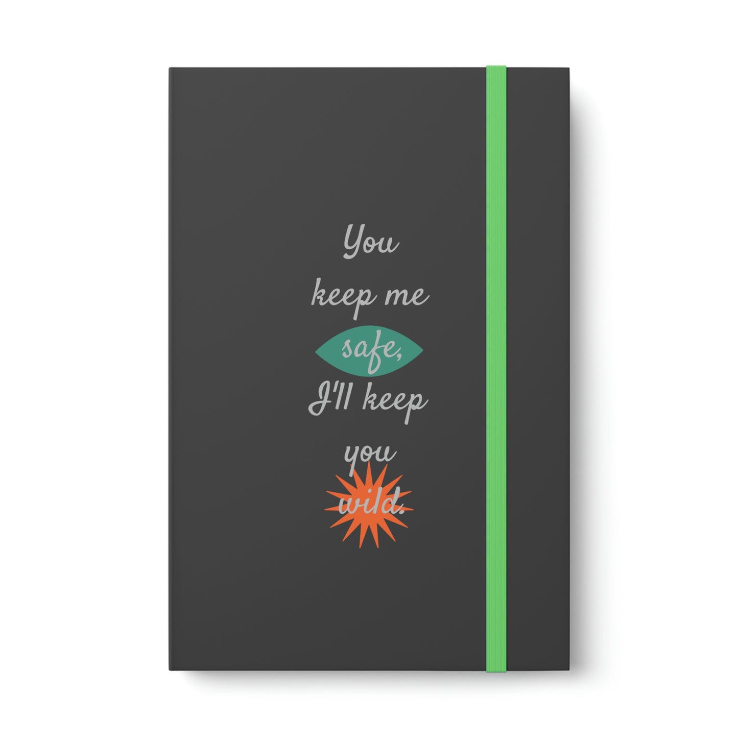 Safe AND Wild Color Contrast Notebook - Ruled