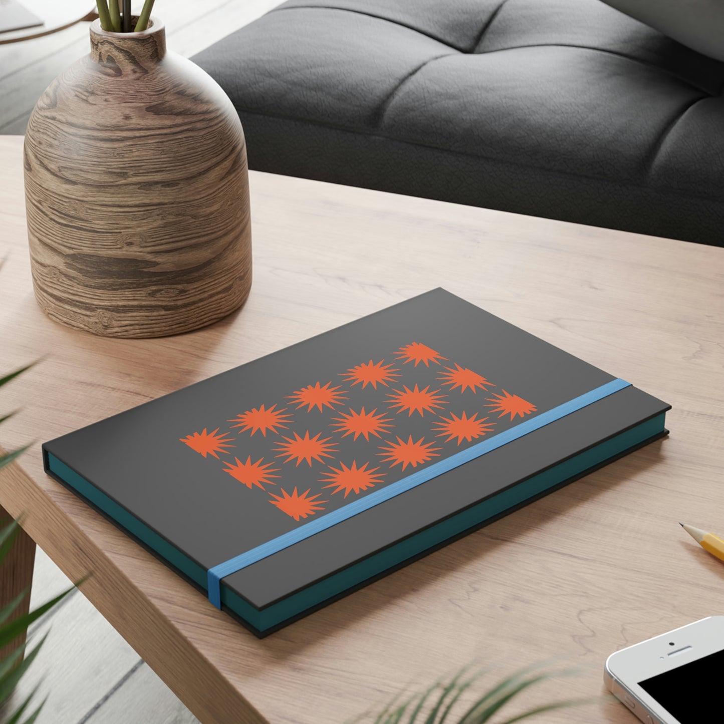 Sunburst Phantasm Color Contrast Notebook - Ruled